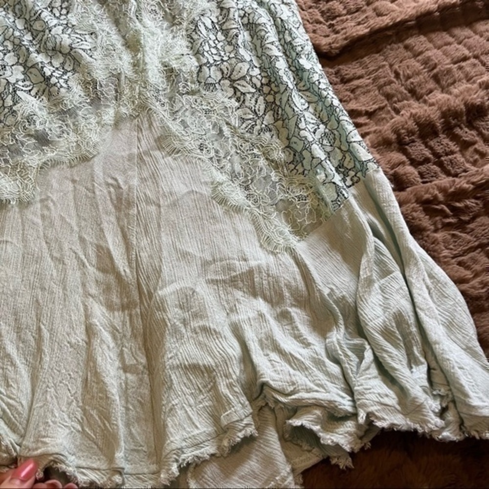 Umgee lace sheer sexy tank top - Picture 2 of 10